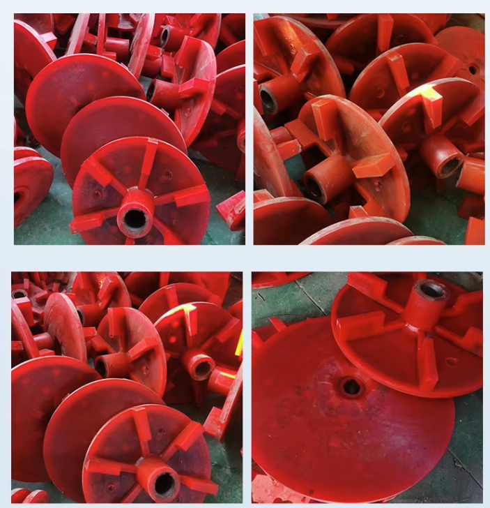 High Quality Custom Urethane Casting Rotor Stators for Flotation Machines Durable Impeller Cover Cutting