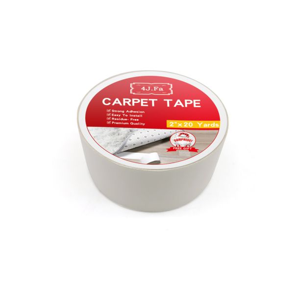 Double Sided Heavy-Duty Wood Carpet Tape Super Strong Hot Melt Rubber for Carpet Floor Rug Carpet Applications for Masking