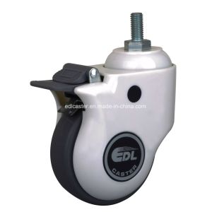 Wholesale 115kg Threaded Brake TPE Medical Caster E5744-57 for Heavy-Duty Medical Equipment from china suppliers