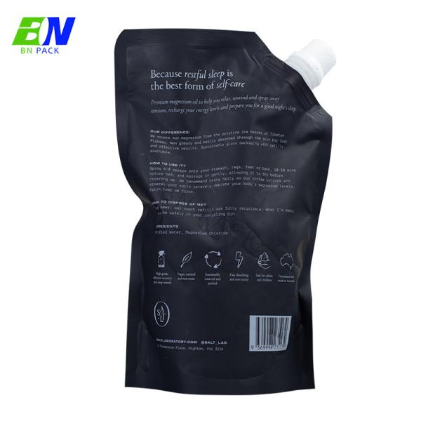 Recyclable Customized Printing Spout Pouch 500ml Refill Hand Wash Pouch