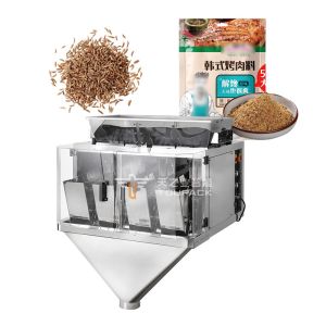 Automatic Mylar Zipper Bag Spice Filling Packaging Spices Seasoning Carob