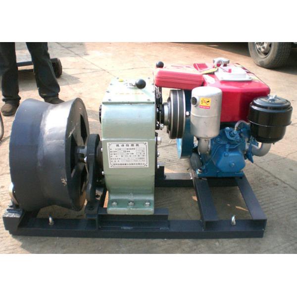 Quality Power Construction Diesel Powered Winch , Cable Pulling Engine Powered Winch for sale