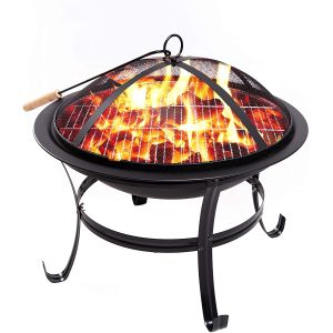 Wholesale 22 Inch Barbecue Portable Fire Pit For Camping Patio Backyard Garden from china suppliers