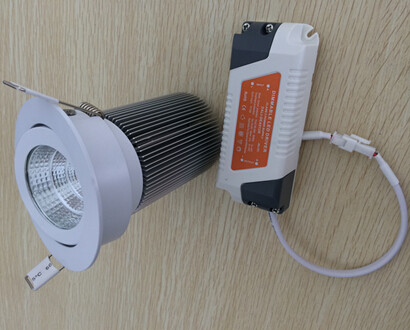 Quality energy saving COB led ceiling downlight with dimmable led driver for sale