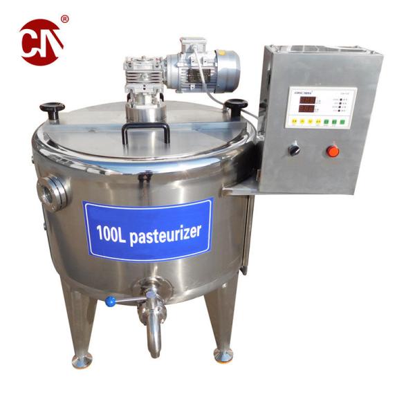 Quality Batch Pasteurization 100L 150L 200L Goat Milk Pasteurizer Tank for Yogurt Production for sale