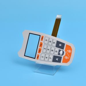 High Reliability Transparent Polyester Graphic Overlay Membrane Switch With LCD