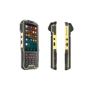 Handheld RFID Android Barcode Scanners With Display / Keypad NFC Integrated