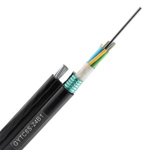 Single Mode Outdoor 24 Core Figure 8 GYTC8S Optic Fiber Cable