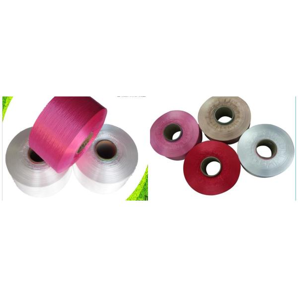 Raw White / Dyed Polypropylene Filament Yarn For Webbing Rope Cutomized