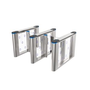 Modern Style Integrated Design Swing Gate Turnstiles Stainless Steel Office
