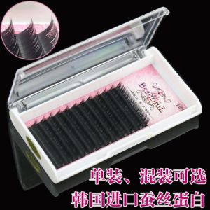 Wholesale Professional Semi Permanent Eyelash Extensions , Salon Individual Eyelashes B Curl Lashes from china suppliers