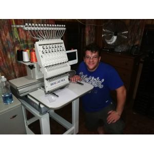 HOLiAUMA single head computer embroidery machine cheaper than tajima embroidery