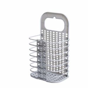 Hollow Practical Collapsible Laundry Hamper Sonsill Wall Mounted Durable