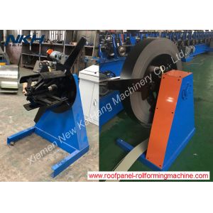 12-15m/min Auxiliary Equipment Uncoiler Rack For Top Hat / Batten 12 months