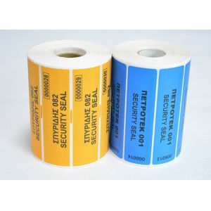 Wholesale Strong Adhesive Tamper Seal Labels Non Transparent With White Layer Coated from china suppliers