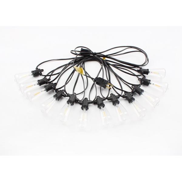 Weatherproof IP65 24ft 49ft 48ft Outdoor Bulb String Lights