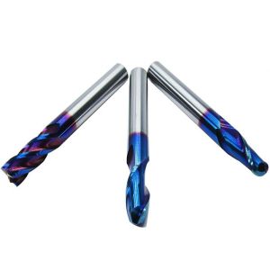 Solid Carbide Corner Radius End Mills , R0.1 / R4.0 Solid Carbide Roughing End