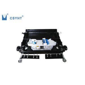 Aerial Hanged Fiber Optic Cable Joint Box Load PLC 1X8 Splitter And SC Adapter