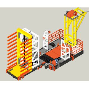 50KW Brick Setting Machine Hollow Brick Making Machine