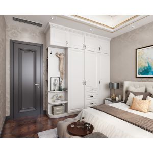 European Style Modern Design Wall Bedroom Wardrobes NO Folded Adjustable and