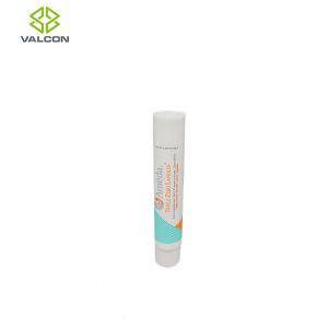 PP Empty Cosmetic Tubes , Glossy White Tube Packaging ISO Certification