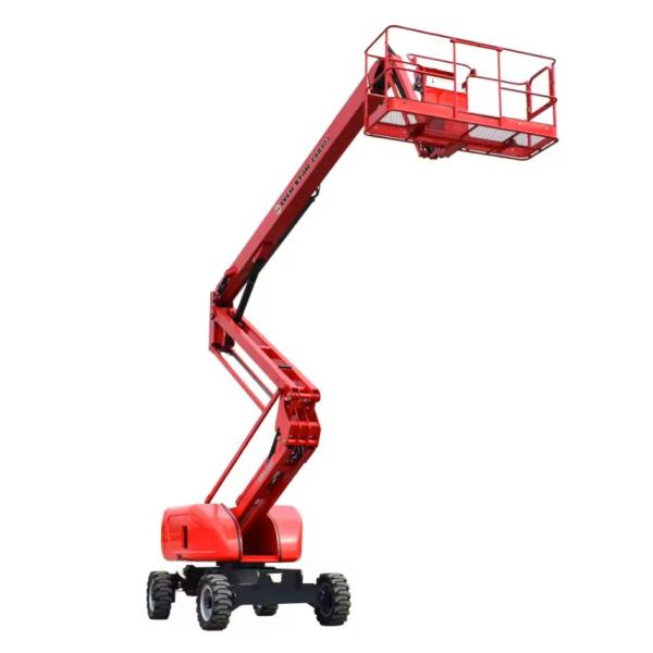 Self-Propelled Telescopic Boom Lift Diesel Articulating Boom Aerial Work Platform