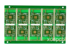 SMT PCB Assembly / PCB Assembling Design Service 10mil 1OZ FR4 2 Layer Raw Board