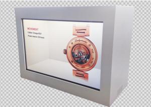 China Android OS WIFI 4G LTE Interactive Digital Signage Transparent LCD Display Showcase on sale