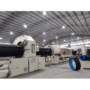 High Corrugated Pipe Plant Double Wall Drain Pipe Extrusion Line