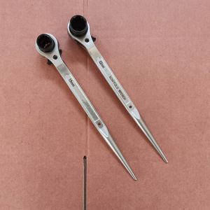 Top Quality Industrial Color Podger Handle Ratcheting Scaffold Spanner 19mm 22mm