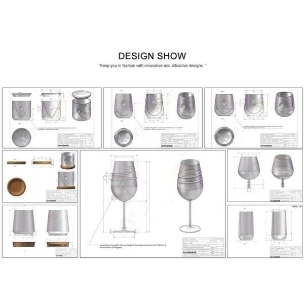 Real Etched Double Wall Beer Glass Unique 18 Ounce Frosted Borosilicate Beer Mug 6