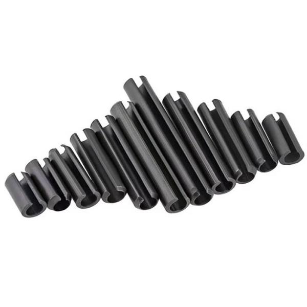 Quality Standard Carbon Steel lock Spiral Roll Slotted Split Spring Dowel Lock Pin DIN 7346 for sale