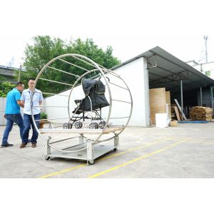 100 Degrees Turntable Strollers Testing Machine For Baby Carriages