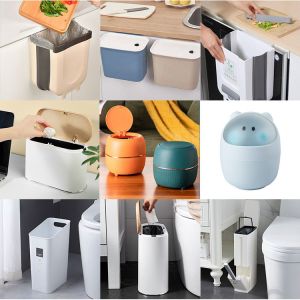 15L Platinum Push Top Trash Can Eco Garbage Can With Push Lid