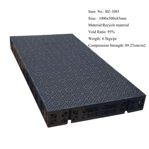 193L Black Infiltration Tanks Rainwater Collection System for Sustainable