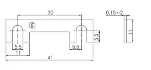 Mini Stud Bolt On Automobile Car Flat Type ANG Strip ANS Bolt-Down 30 Amp Automotive Fuse