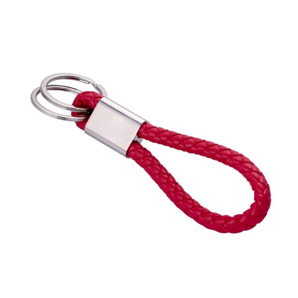 Classic Leather Key Chains In Various Colors - Customized For You