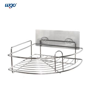 Nano WGO Corner Shower Caddy Rust Proof 10.1cm High Suction Fixed