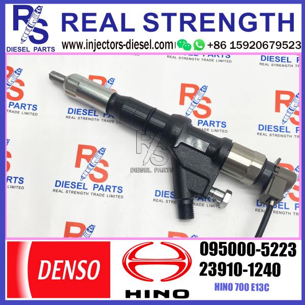 Common Rail Injector 095000-5223 23910-1240 095000-5224 23670-E0340 For HINO/TOYOTA HINO truck E13C/FIAT