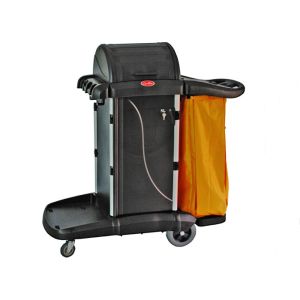 Multipurpose Cleaning Cart With Cover / Room Service Equipments Without Noise