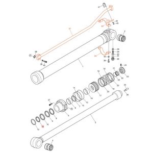 DX190-3B DX200-3B Iron Excavator Pipelines Hydraulic System Distributor Boom
