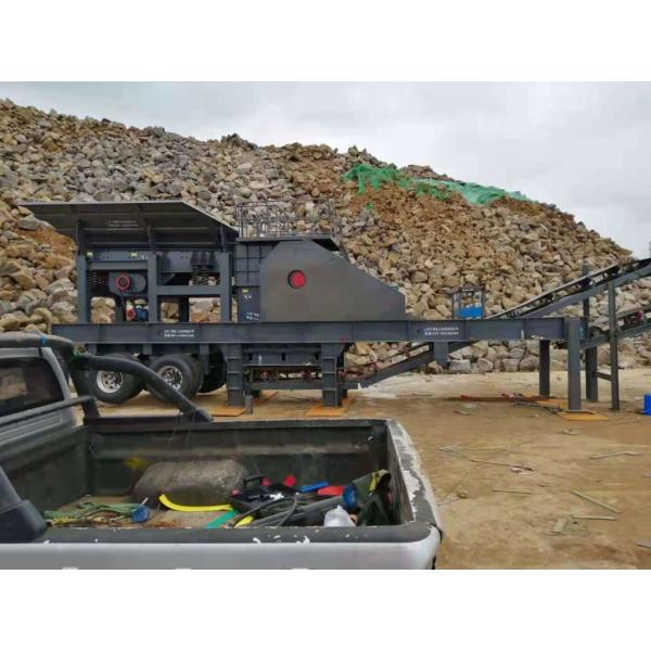 Multi-Functional Mobile Jaw Crusher Station Installation Under Technical Guidance