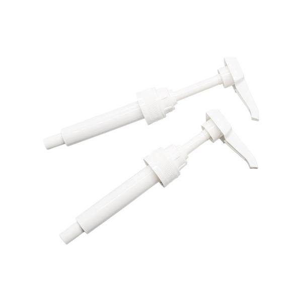 Food Grade PP 28-410 FR Closure Square Head Sauce Dispenser Pump For Coffee Juice Use 5ml 8ml 10ml Dosage