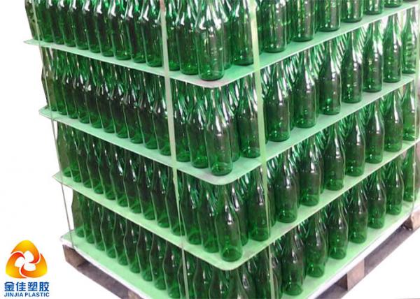 Quality Plastic Divider Sheets Used by Beverage Industries For Bottles Transportation for sale