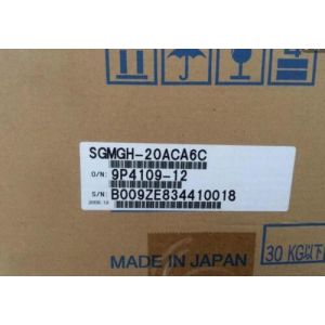 Yaskawa SGMGH-20ACA6C AC SERVO MOTOR 12.7A 2KW 3000RPM 200V NEW