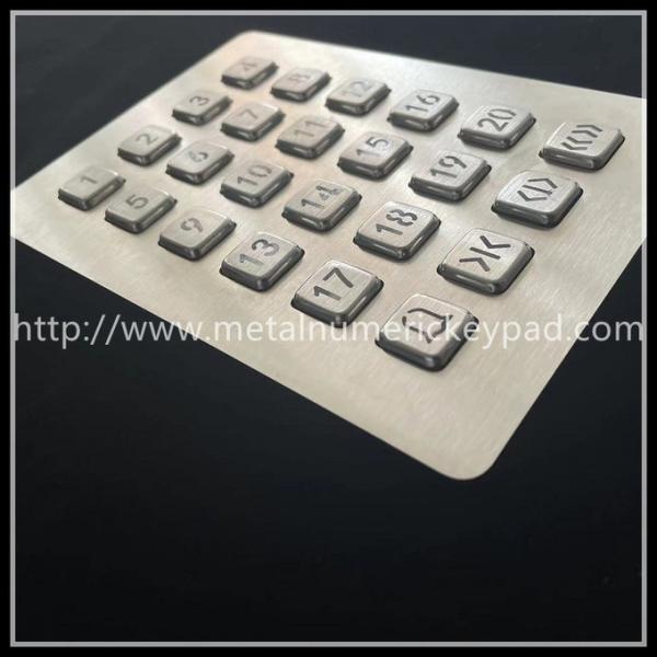 Quality IP65 Waterproof Numeric Keypad Access Control Digital Metal Keyboard for sale