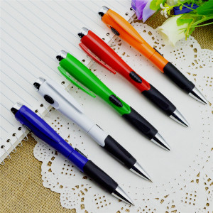 2015 New and hot selling ball pen with advertisment function led light ballpen,Freshingpen