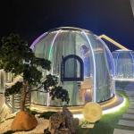 China Aluminum Arched Prefab Dome Homes Aluminum Alloy Frame for sale