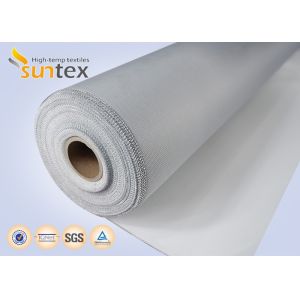 China Fabric Rigid PU Coated Glass Cloth For Fire Resistant Welding Blanket on sale