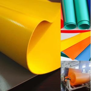 High Visibility 150GSM 100% Polyester Twill Tarpaulin Waterproof Wildely Used